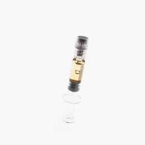 mango cream distillate glass syringe