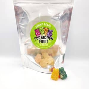 Forbidden Fruit Gummy Bear THC Edible Package