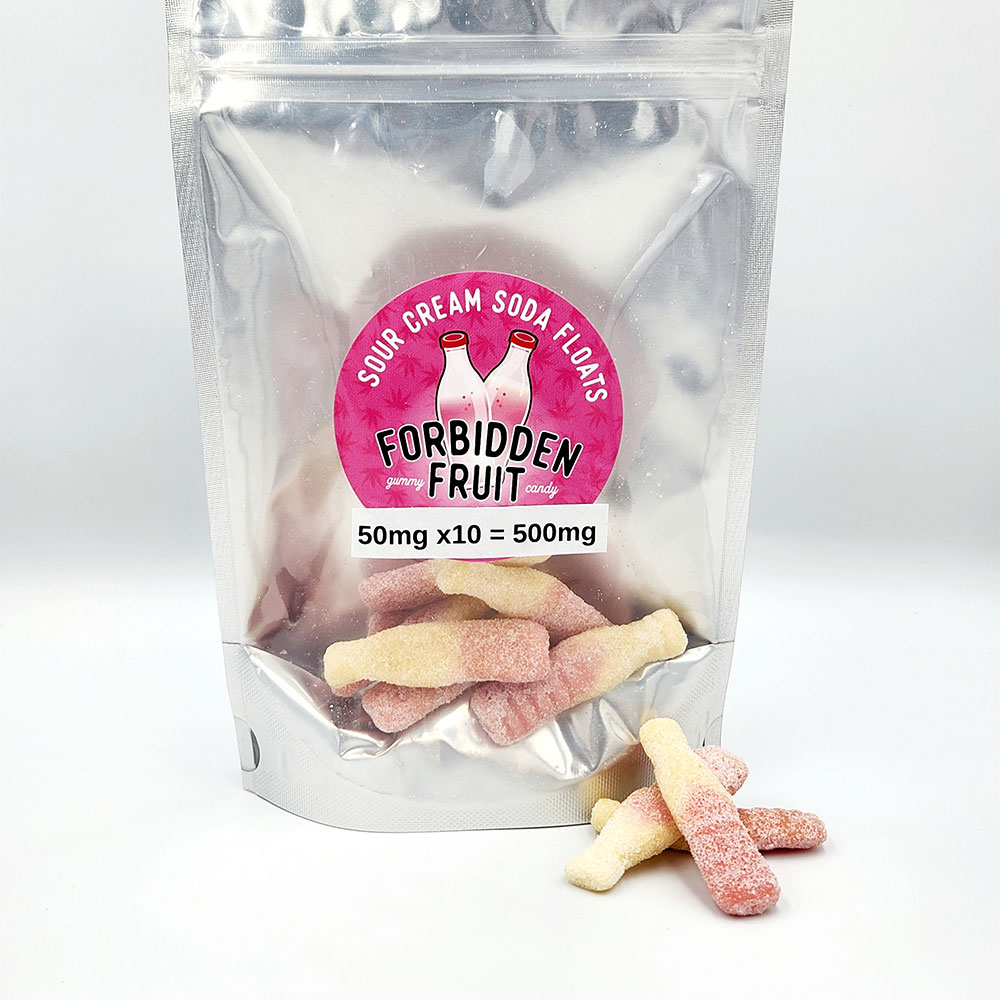 Buy Forbidden Fruit Sour Cream Soda Floats Gummies (500mg THC