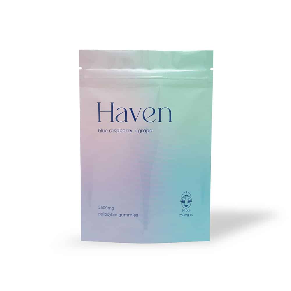 Buy Haven - Blue Raspberry + Grape (3500mg Psilocybin) | Chronic Store