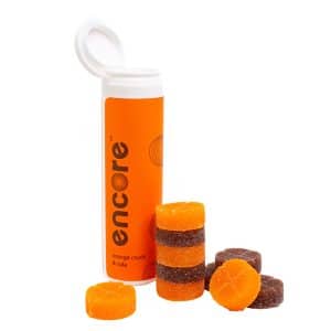 orange crush and cola edibles from Encore