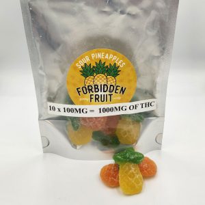 sour pineapples 1000mg edibles forbidden fruit